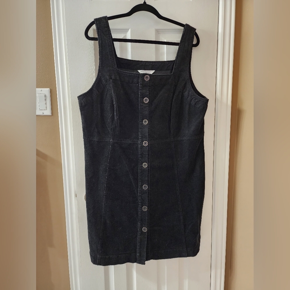 Addition Elle Corduroy Overall Dress - Picture 1 of 2